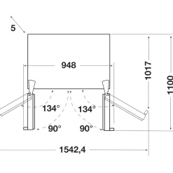 Frigorifero combinato a libera installazione Hotpoint HAQ9E1L