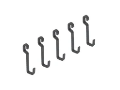 Ganci da parete per un profilo in alluminio Titane per appendere gli accessori da cucina