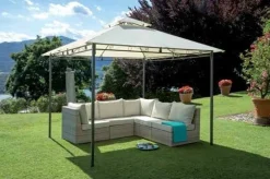 Gazebo in ferro Antracite montaggio rapido senza Viti 2 Misure