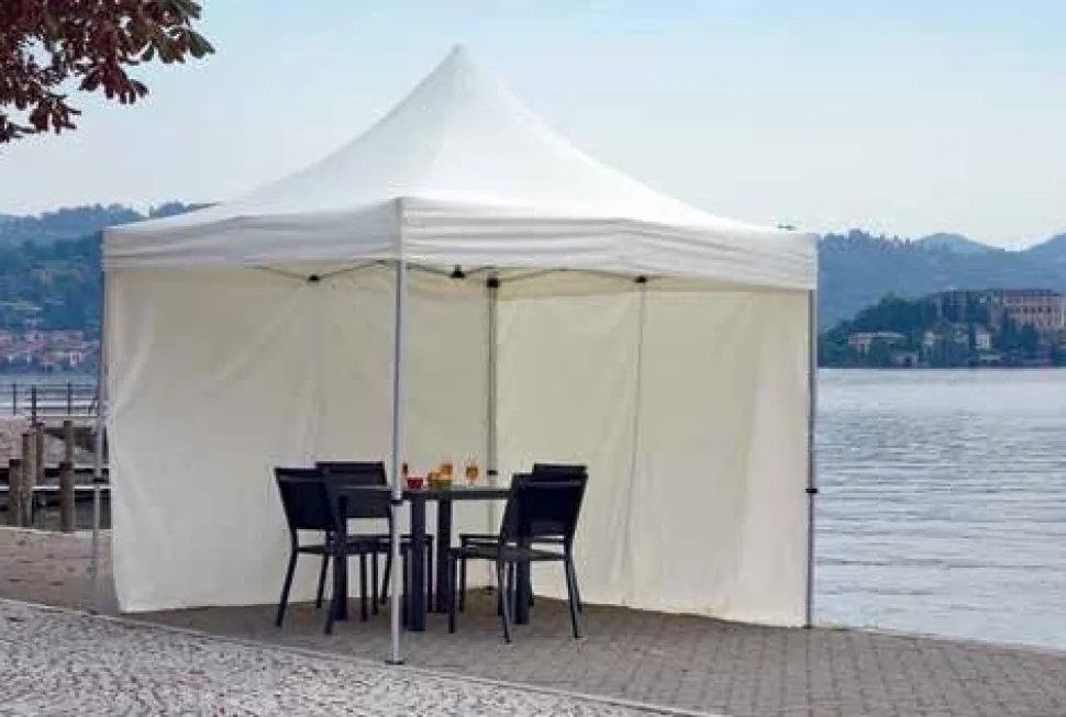 Gazebo Pieghevole in Alluminio "Pro-Light" senza rivetti 3 Misure Disponibili