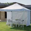 Gazebo Pieghevole 3x3 m sistema brevettato Anti-Pooling protezione UV Silver