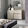 Gruppo Notte Completo Tory - Comò, Settimino e 2 Comodini (Colori Personalizzabili)