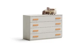 Gruppo notte linea Fly finitura Frassino nuvola disponibile in 16 colori