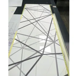 Guardaroba due ante linea Basic in finitura Bianco Lucido con grafica