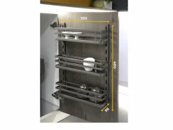 Kit di porta spezie Titane per mobile da cucina o muro