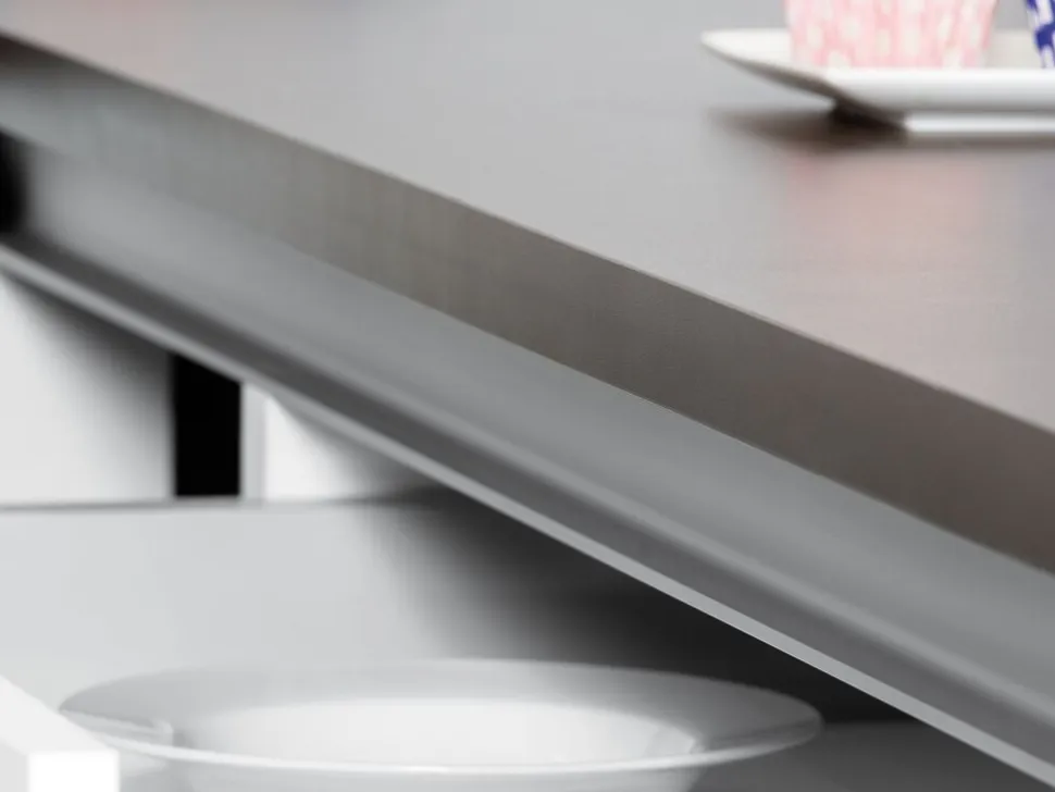 Kit di 2 profili a Gola superiori per mobili da cucina disponibili in 3 colori