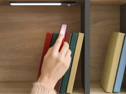 Lampada LED ricaricabile con USB Kaus Black con sensore di movimento disponibile in 3 misure