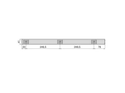 Lampada LED ricaricabile con USB Kaus Black con sensore di movimento disponibile in 3 misure