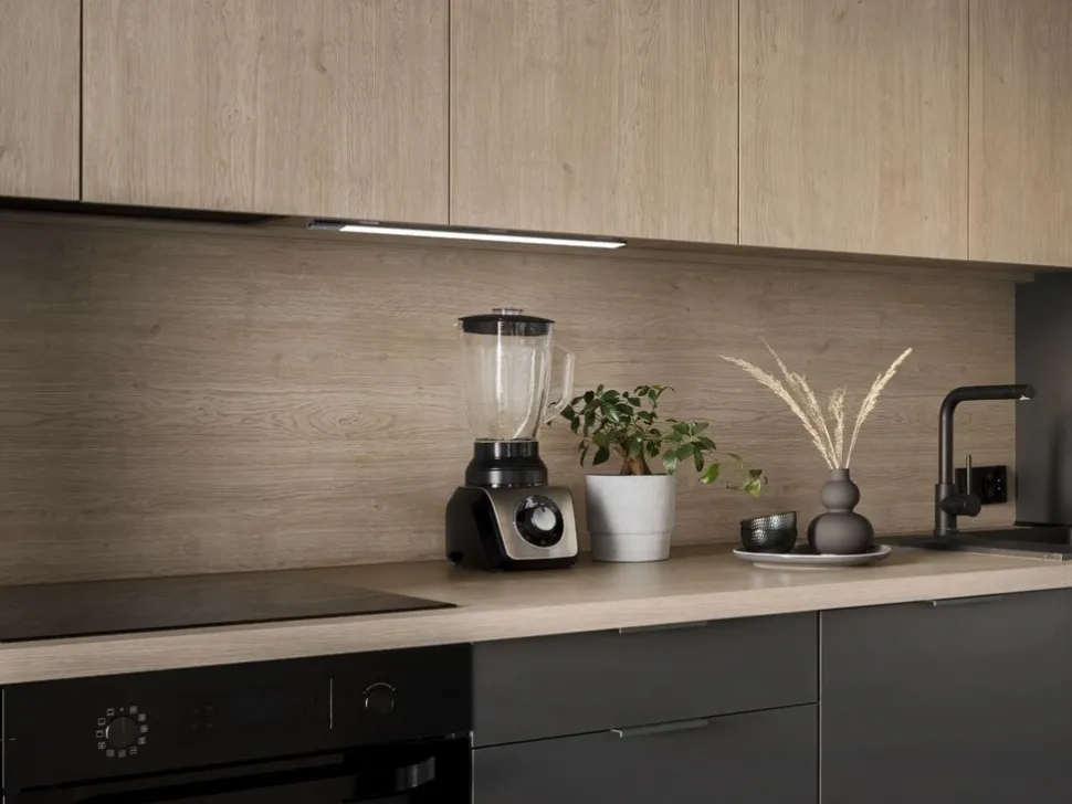 Lampada LED ricaricabile con USB Kaus Black con sensore di prossimità disponibile in 3 misure