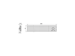 Lampada LED ricaricabile con USB Kaus con sensore di movimento disponibile in 3 misure
