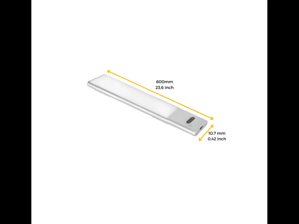Lampada LED ricaricabile con USB Kaus con sensore di prossimità disponibile in 3 misure
