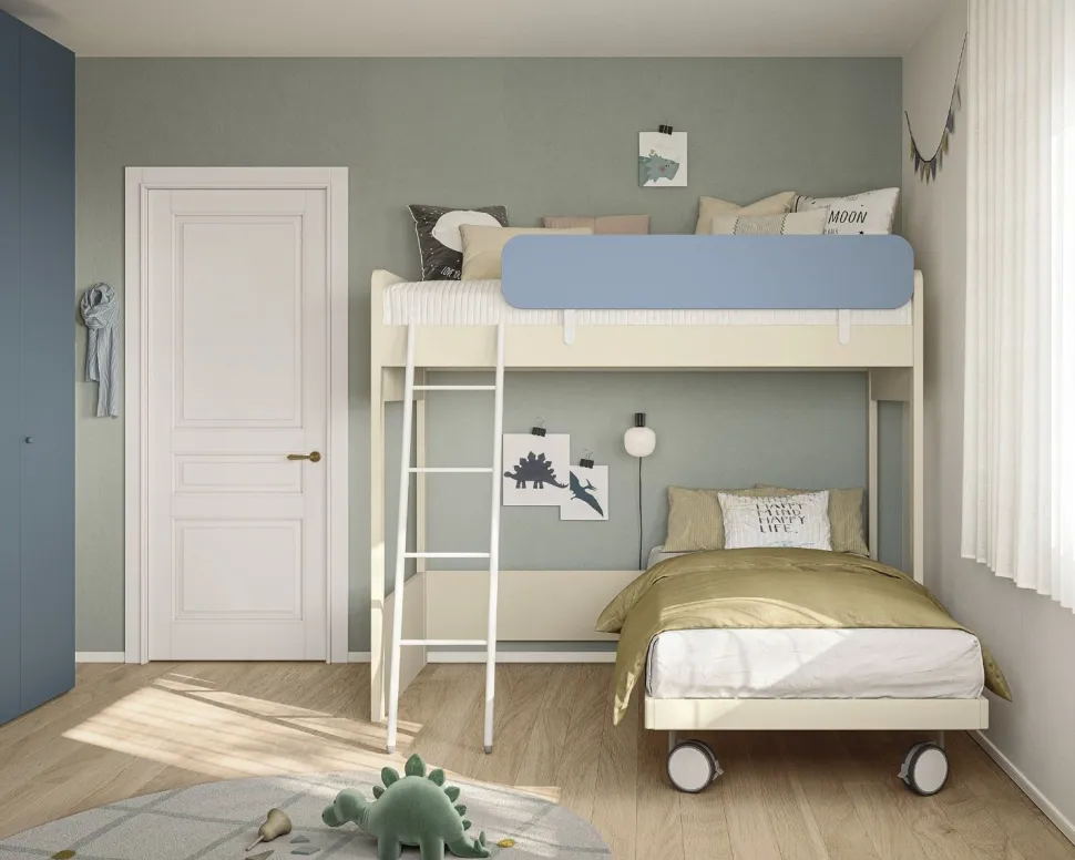Letto a castello Cart linea Airone disponibile in vari colori