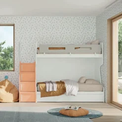 Letto a Castello con Letto Inferiore da Una Piazza e Mezza