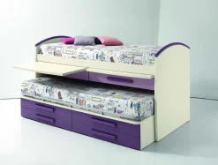 Letto a castello Giny linea Colorfull