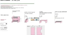 Letto a Castello Lavinia disponibile in 2 misure e 15 colorazioni