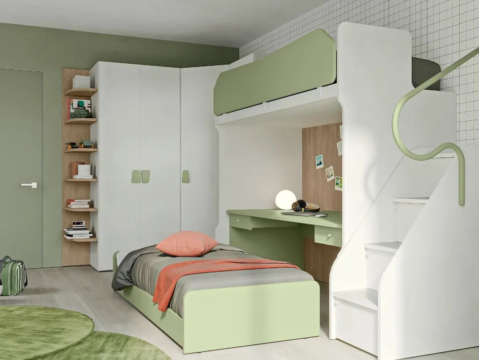 Letto a Castello Lavinia disponibile in 2 misure e 15 colorazioni