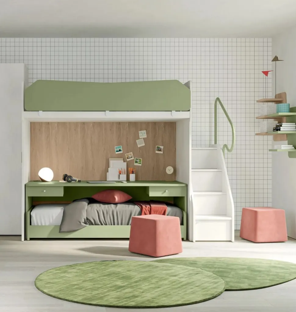 Letto a Castello Lavinia disponibile in 2 misure e 15 colorazioni