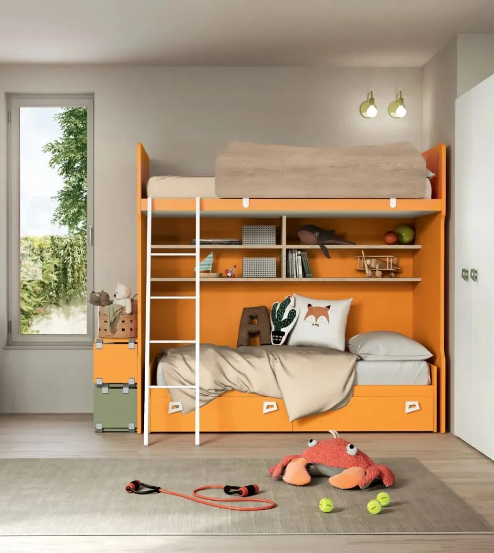 Letto a Castello Pan disponibile in 2 misure e 15 colorazioni