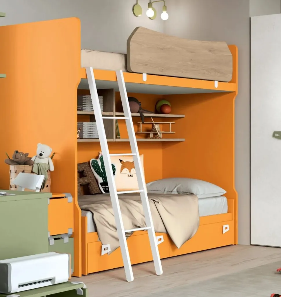 Letto a Castello Pan disponibile in 2 misure e 15 colorazioni