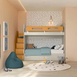 Letto a Castello Patrik disponibile in 3 versioni e in 15 colorazioni