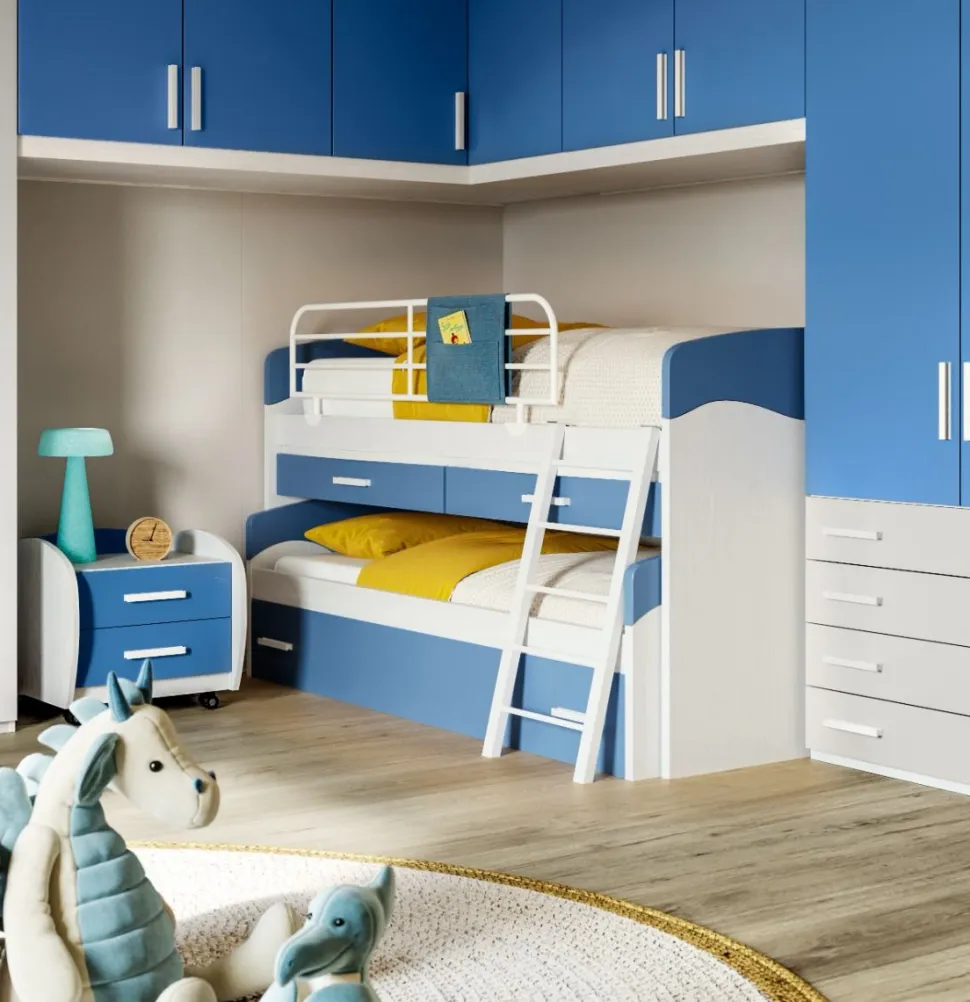 Letto a castello Vico linea Colorfull