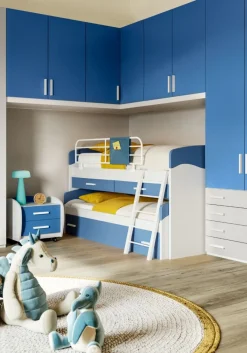Letto a castello Vico linea Colorfull