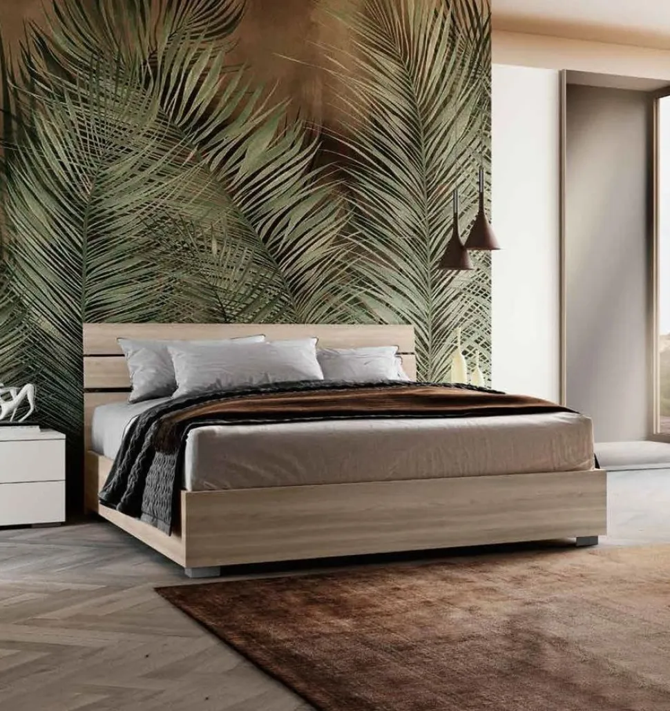 Letto contenitore matrimoniale moderno Relax disponibile in 2 misure e vari colori