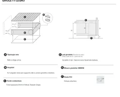 Letto contenitore matrimoniale con doppio pannello Eko disponibile in 2 misure e vari colori