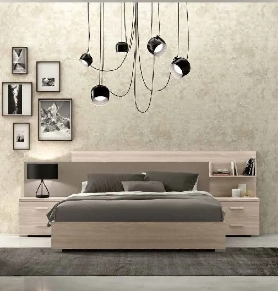 Letto contenitore matrimoniale Tami disponibile in 3 misure e vari colori