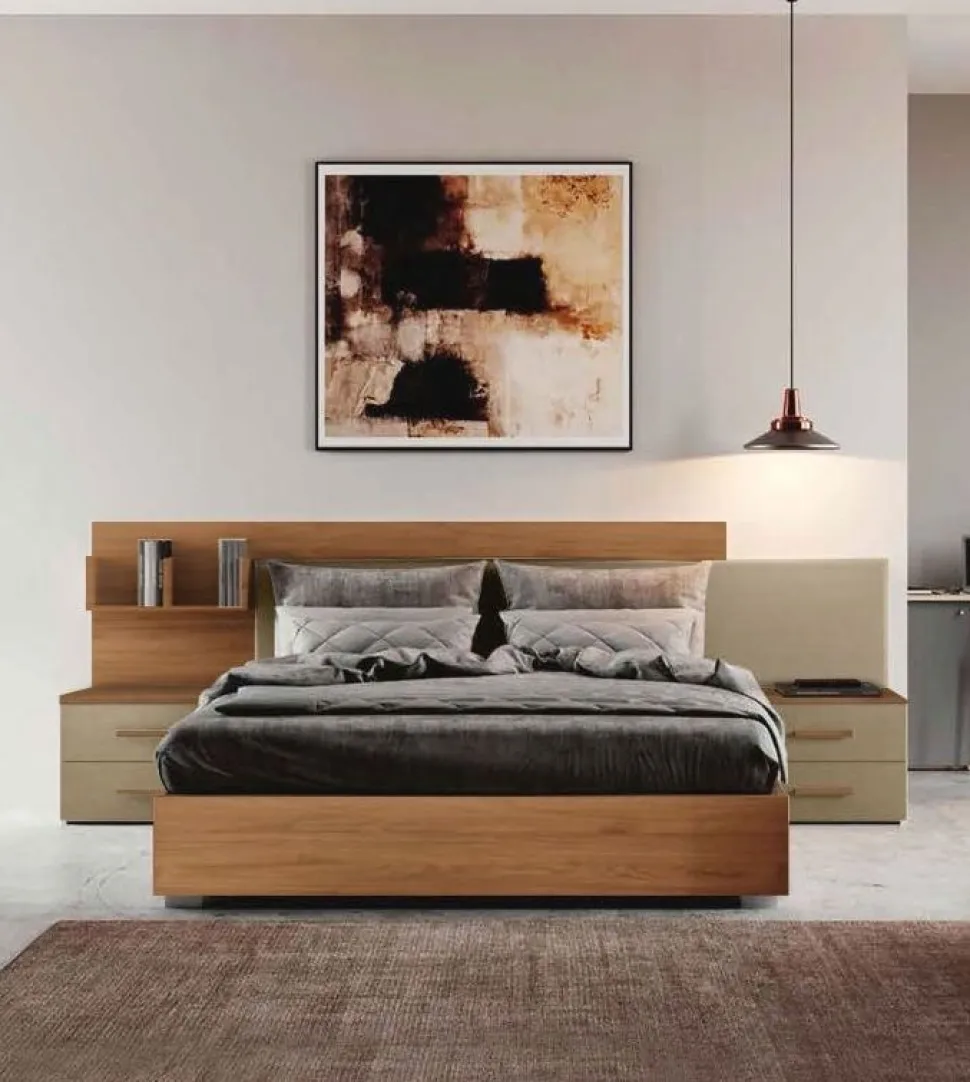 Letto contenitore matrimoniale Tami disponibile in 3 misure e vari colori