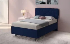 Letto contenitore Pop una piazza e mezza in Lycra disponibile in 6 colori