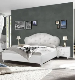 Letto matrimoniale Bianco Frassino Amelia linea Essenza