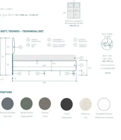 Letto Matrimoniale Contenitore Chloe - Linea Cherie
