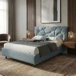 Letto matrimoniale contenitore Denise linea Chérie disponibile in 6 colori