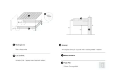 Letto matrimoniale con testiera snodata Mizar disponibile in vari colori