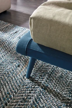 Letto matrimoniale Corfù linea Dreamer in finitura Blu