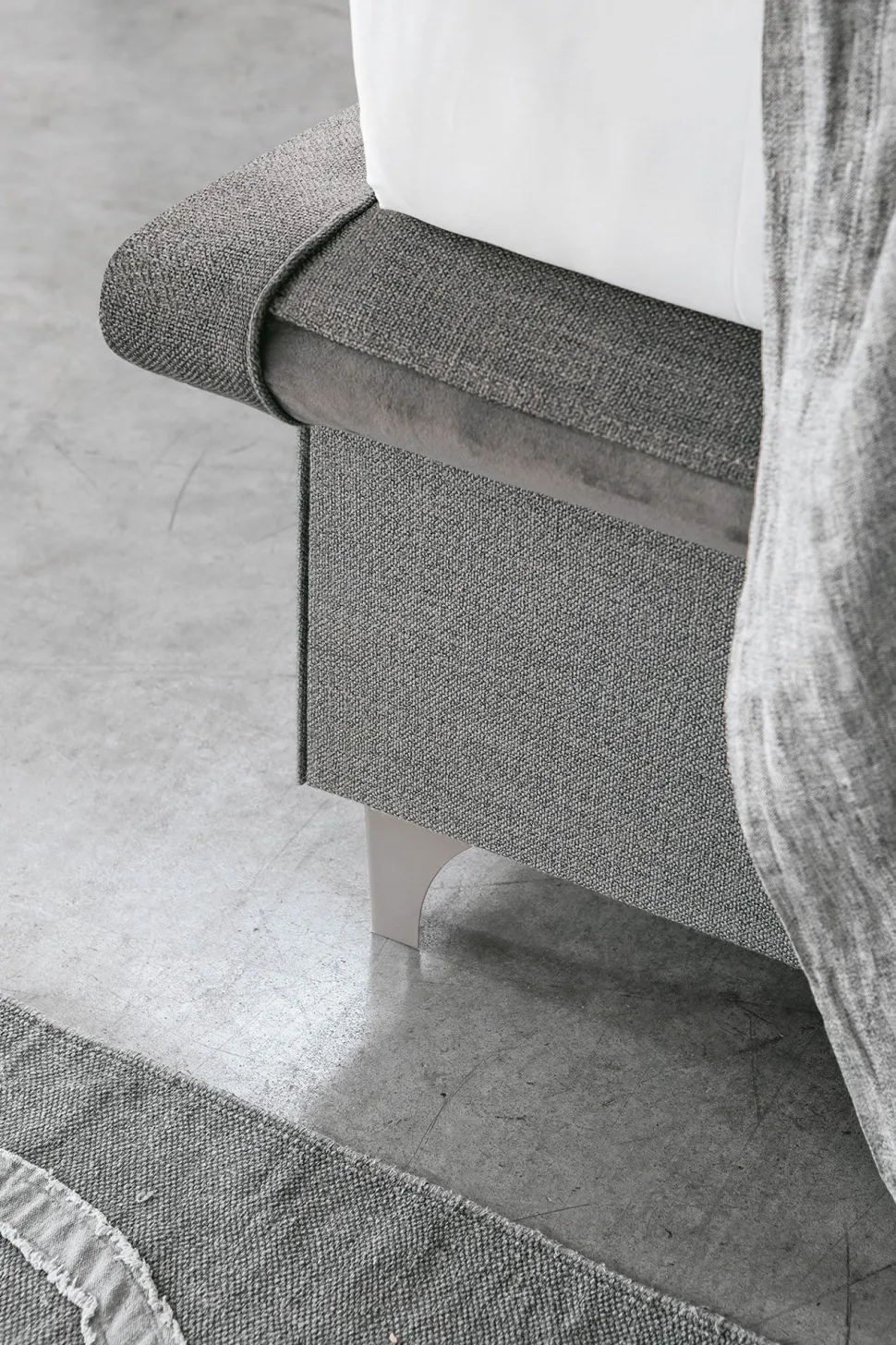Letto matrimoniale Corfù linea Dreamer in finitura Blu