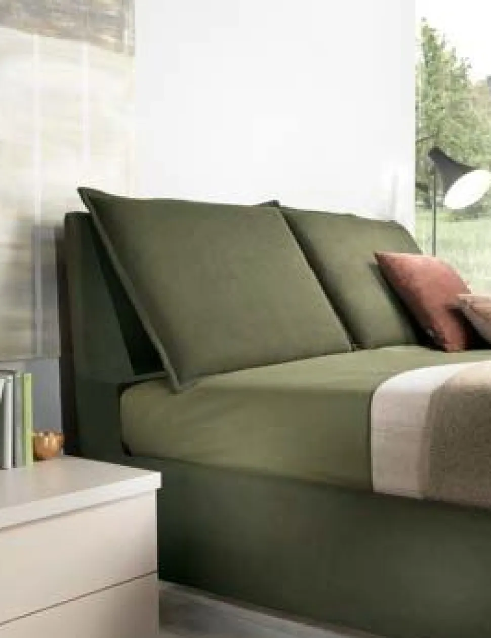 Letto matrimoniale Fabia linea Domino disponibile in 6 colori