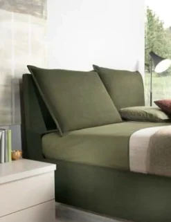 Letto matrimoniale Fabia linea Domino disponibile in 6 colori