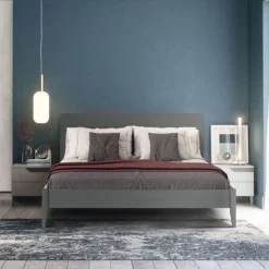 Letto matrimoniale Grigio scuro Cloe disponibile in 2 misure e 10 colorazioni