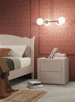 Letto matrimoniale Guido linea Ginevra disponibile in 9 colorazioni
