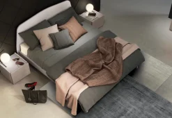 Letto matrimoniale in legno modello Lion linea Lotto