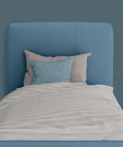 Letto Singolo imbottito in tessuto Apollo disponibile in vari colori