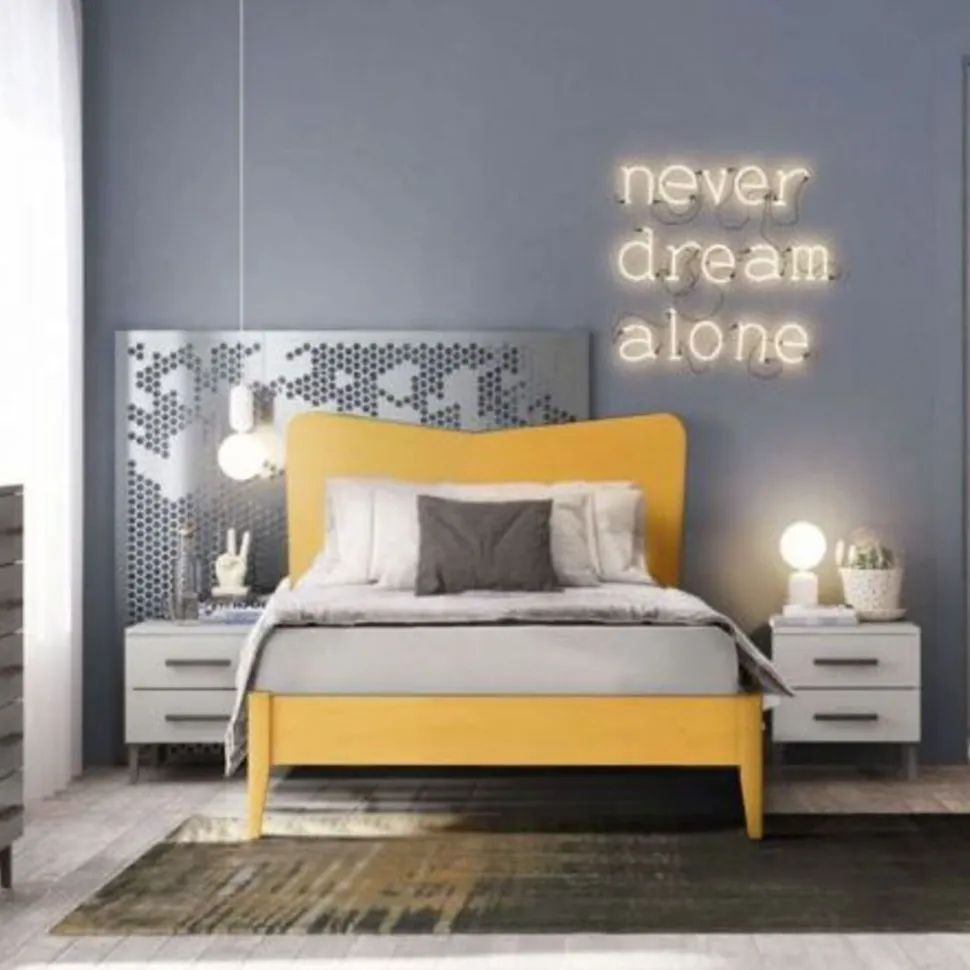 Letto Singolo Mawi disponibile in 15 colorazioni