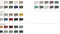 Letto singolo moderno con testiera in tessuto a righe e struttura imbottita Beige
