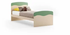 Letto Singolo Moderno Greg - Linea Colorfull (Colori e Contenitore Personalizzabili)