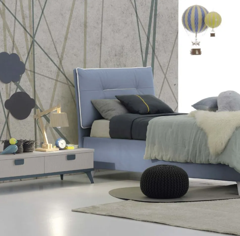 Letto singolo Nuvola linea Airone