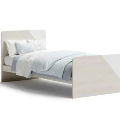 Letto singolo Susan linea Fly con inserti colorati