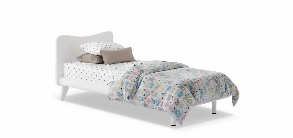 Letto singolo Tilde linea Colorfull disponibile in vari colori