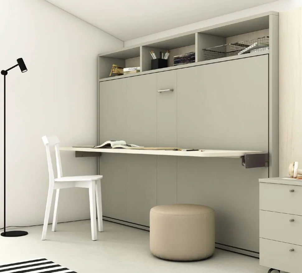 Letto una piazza e mezza a scomparsa Gabri linea Airone